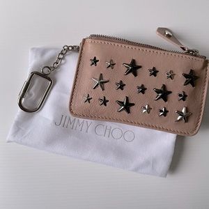 NWT Jimmy Choo Nancy Ballet Pink Card Case